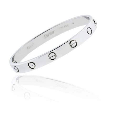 cartier silver love bracelet|cartier love bracelet price euros.